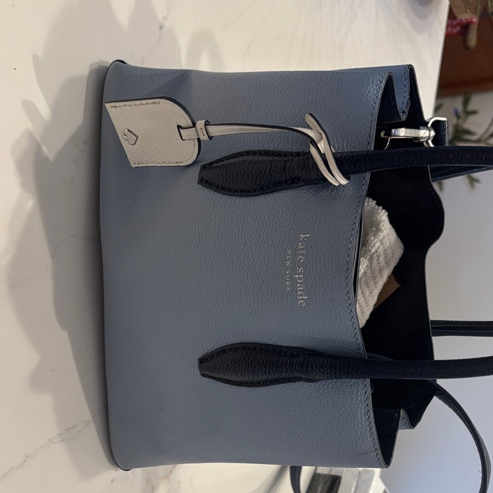 Kate Spade Light Blue and Navy Tote